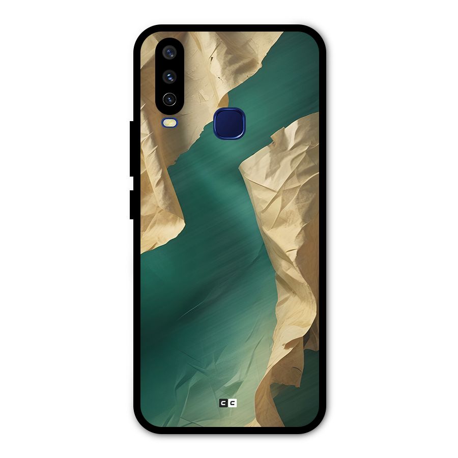 Cool Vintage Paper Metal Back Case for Vivo Y15