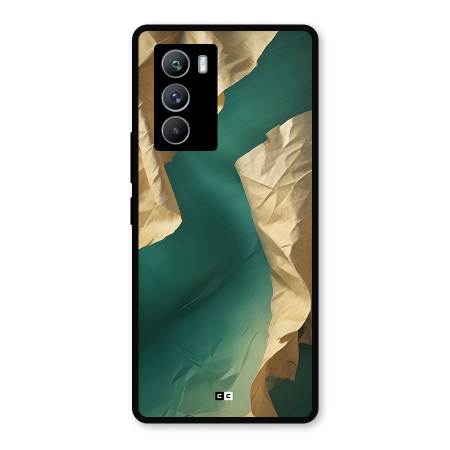 Cool Vintage Paper Metal Back Case for iQOO 9 SE