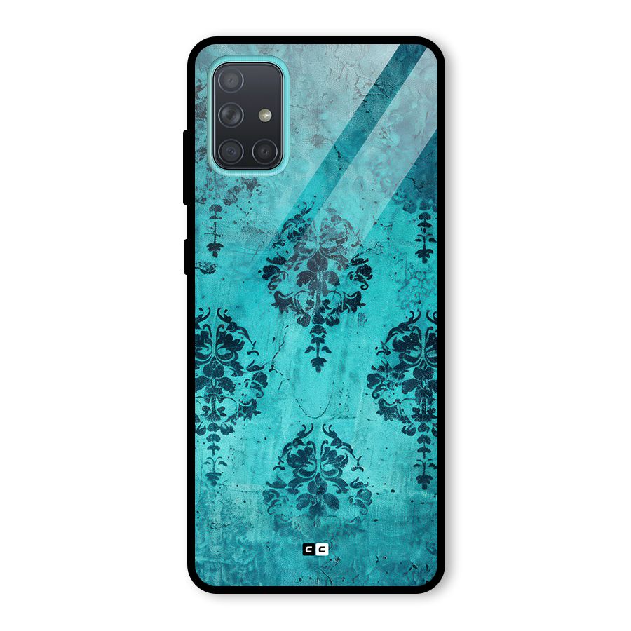 Cool Vintage Wall Glass Back Case for Galaxy A71