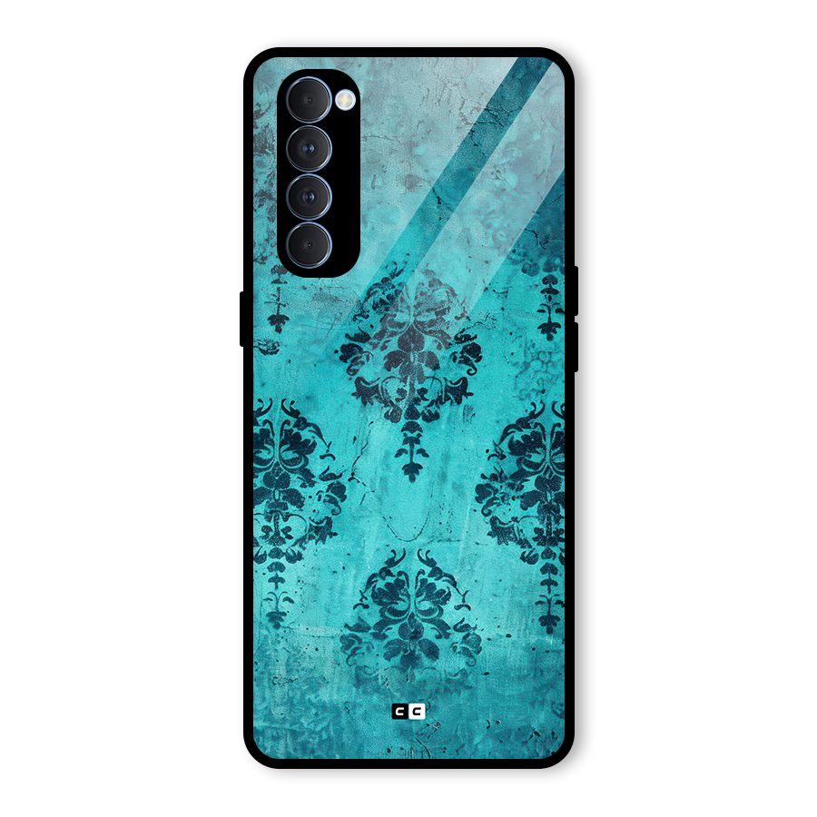 Cool Vintage Wall Glass Back Case for Oppo Reno4 Pro