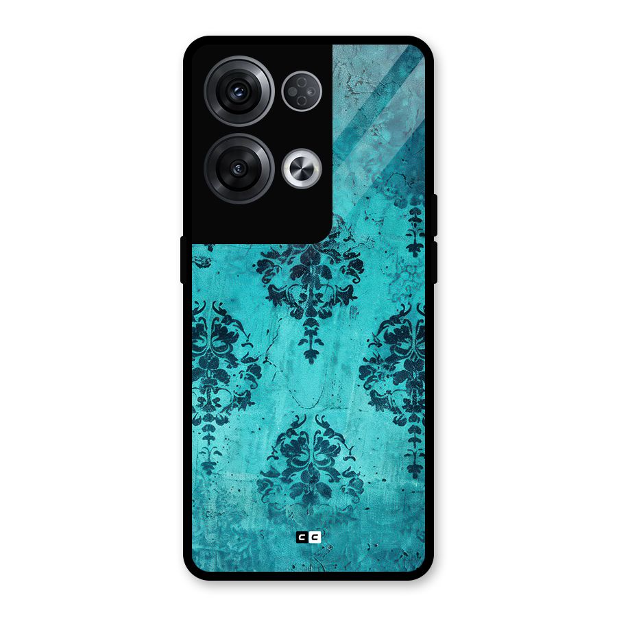 Cool Vintage Wall Glass Back Case for Oppo Reno8 Pro 5G