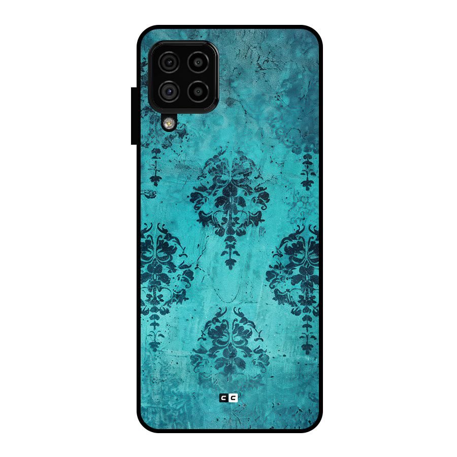 Cool Vintage Wall Metal Back Case for Galaxy A22 4G