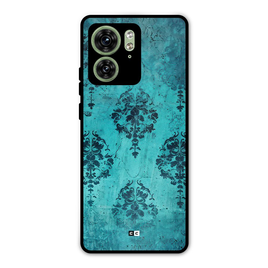 Cool Vintage Wall Metal Back Case for Motorola Edge 40 5G