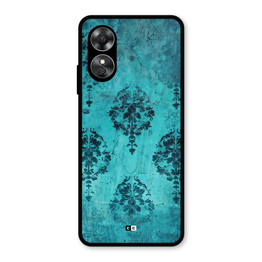 Cool Vintage Wall Metal Back Case for Oppo A17