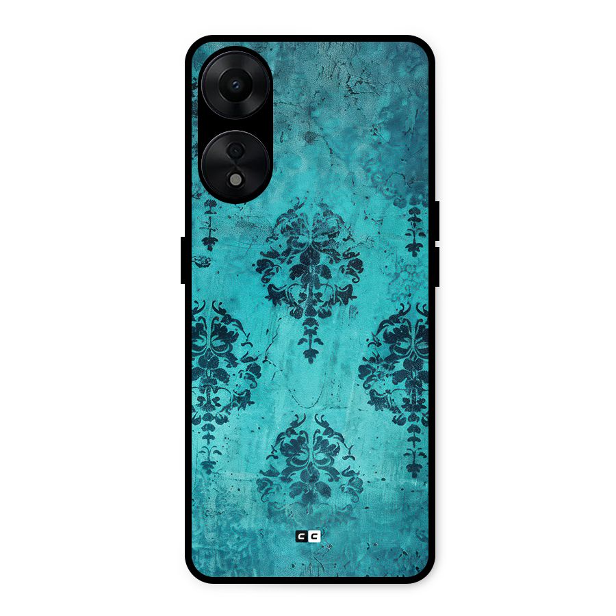 Cool Vintage Wall Metal Back Case for Oppo A78 5G