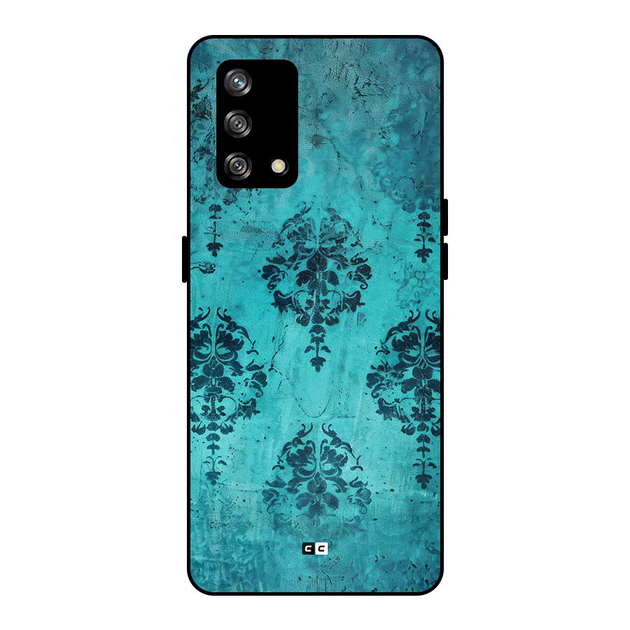 Cool Vintage Wall Metal Back Case for Oppo F19s