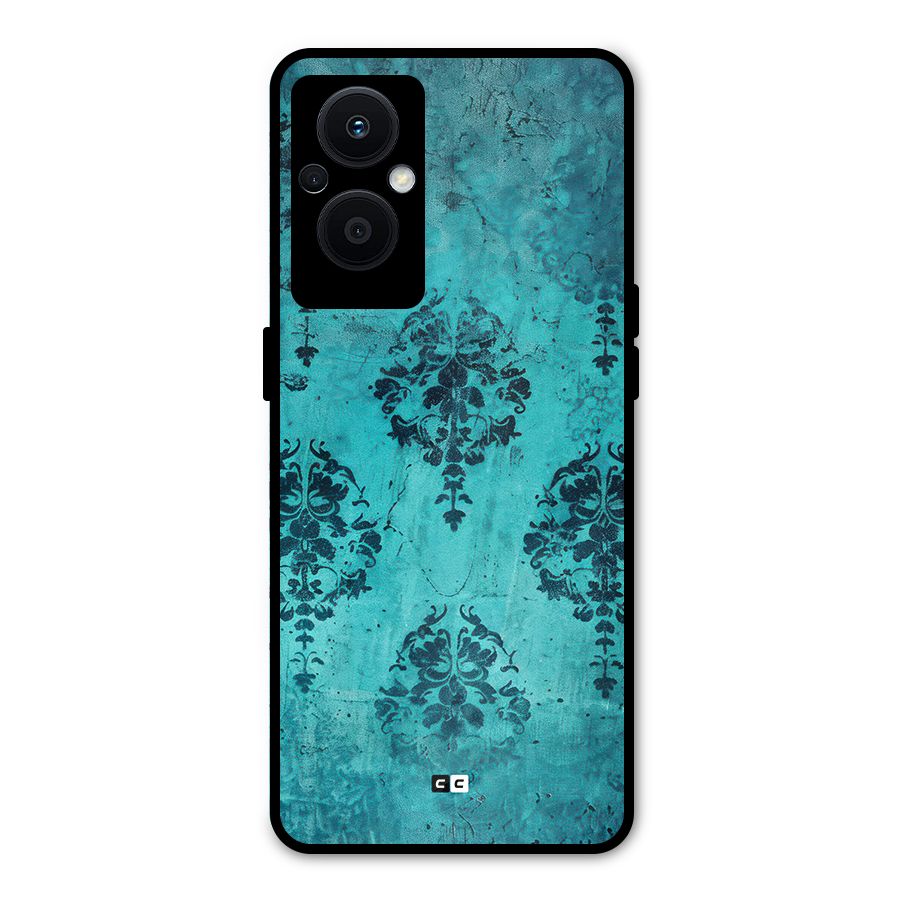 Cool Vintage Wall Metal Back Case for Oppo F21 Pro 5G