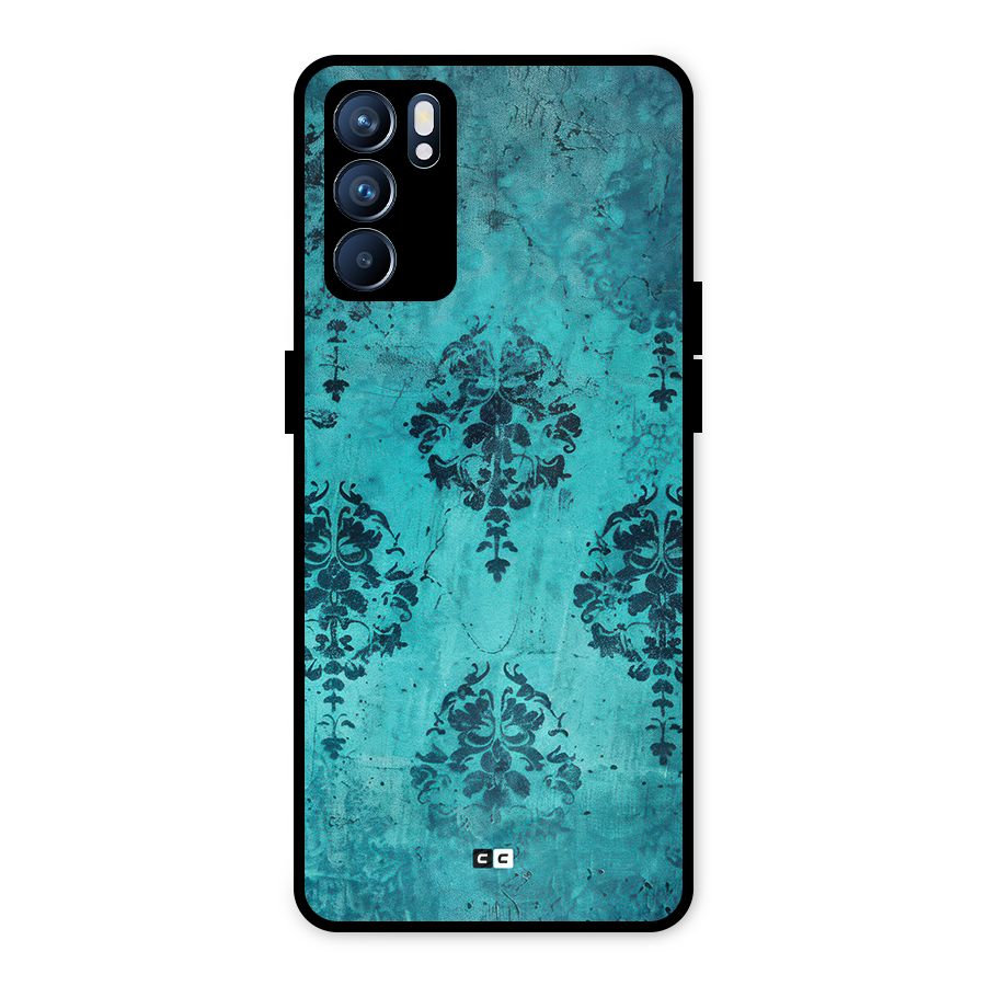 Cool Vintage Wall Metal Back Case for Oppo Reno6 5G