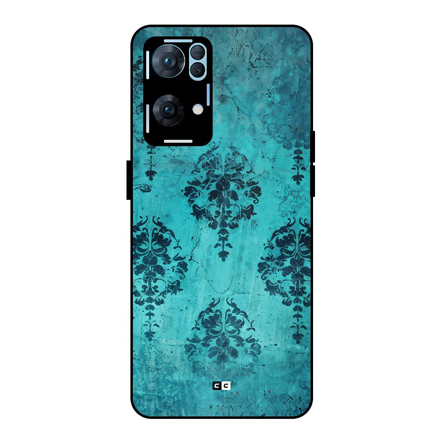 Cool Vintage Wall Metal Back Case for Oppo Reno7 Pro 5G
