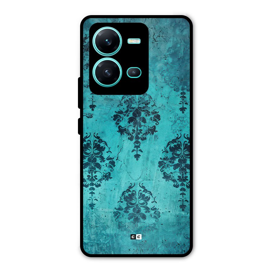 Cool Vintage Wall Metal Back Case for Vivo V25