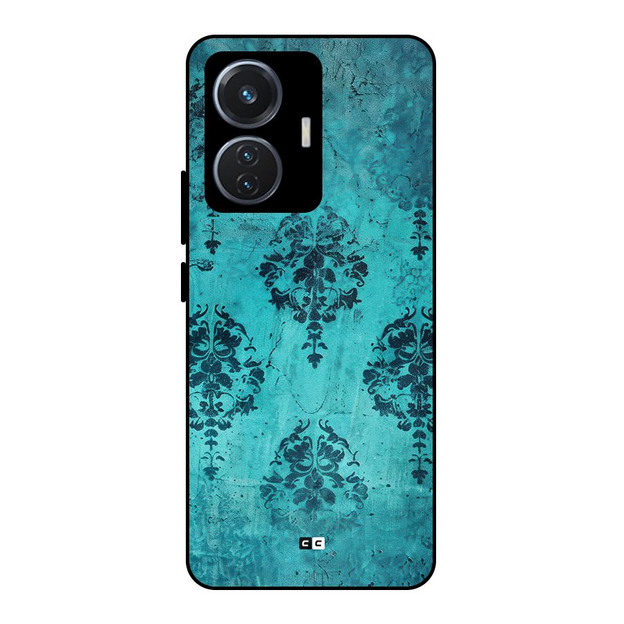 Cool Vintage Wall Metal Back Case for iQOO Z6 44W