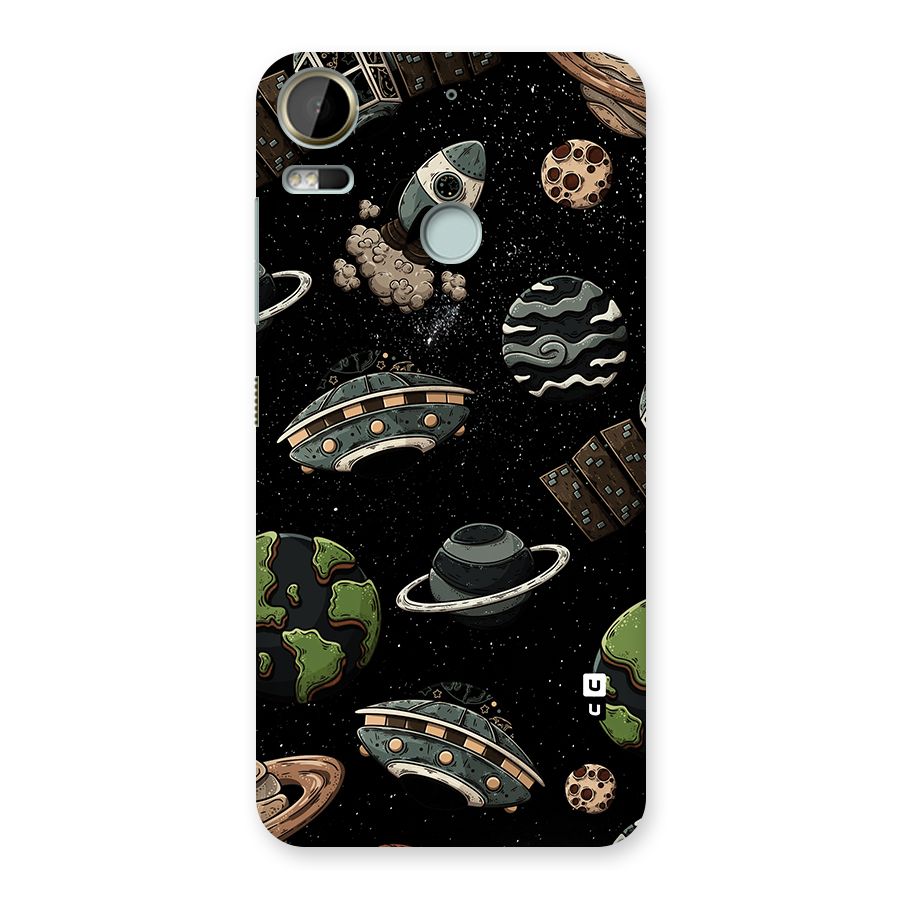 Cosmos Night Sky Anime Pattern Back Case for Desire 10 Pro