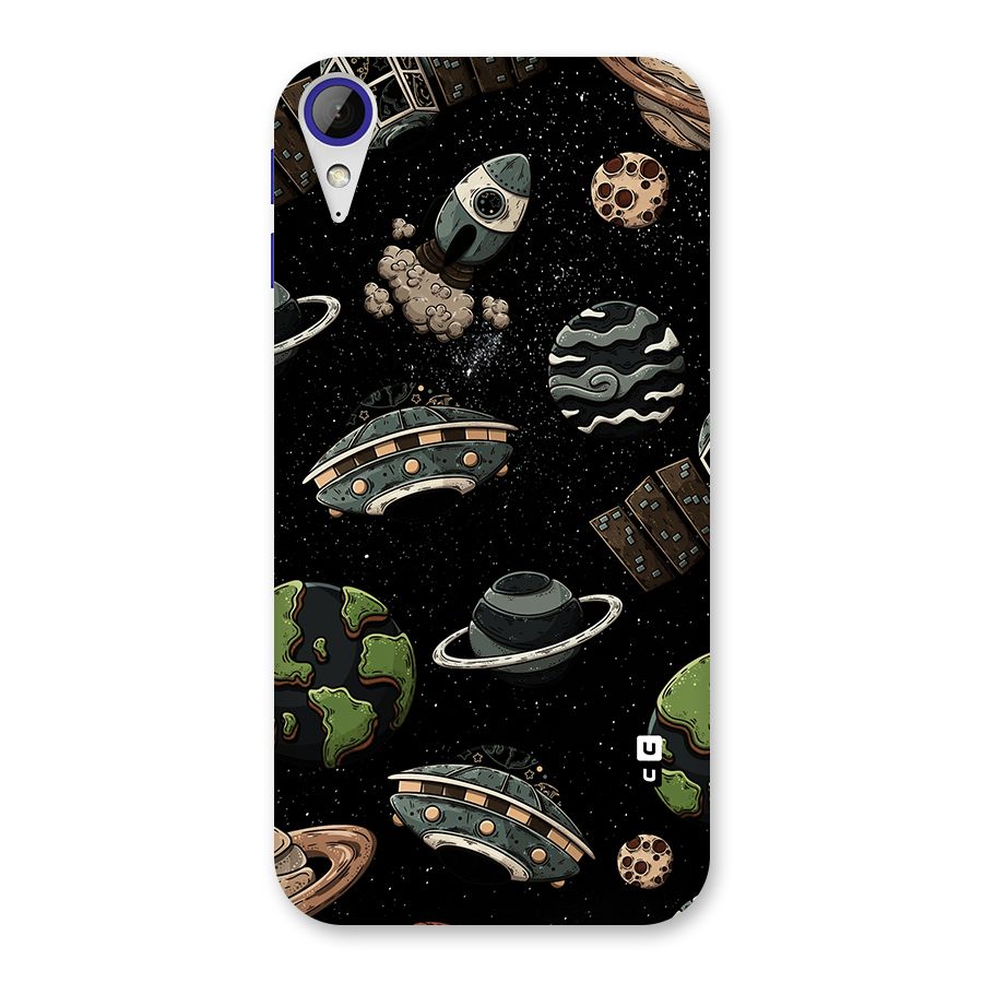 Cosmos Night Sky Anime Pattern Back Case for Desire 830