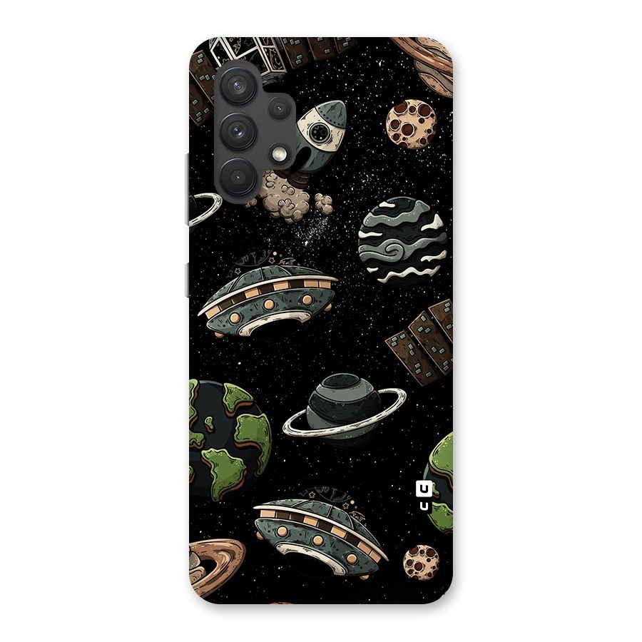 Cosmos Night Sky Anime Pattern Back Case for Galaxy A32