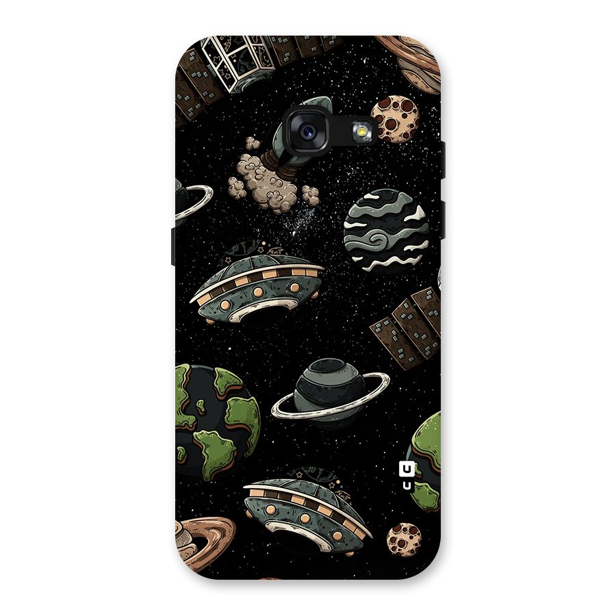 Cosmos Night Sky Anime Pattern Back Case for Galaxy A3 (2017)