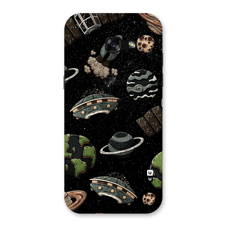 Cosmos Night Sky Anime Pattern Back Case for Galaxy A5 2017