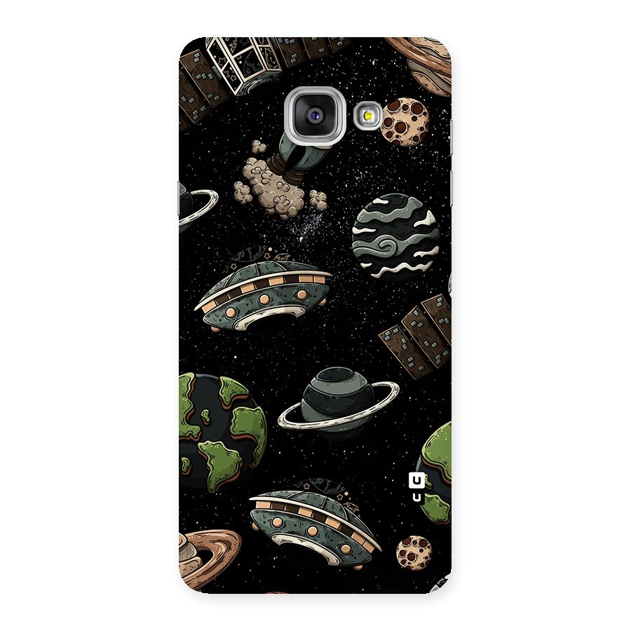 Cosmos Night Sky Anime Pattern Back Case for Galaxy A7 2016
