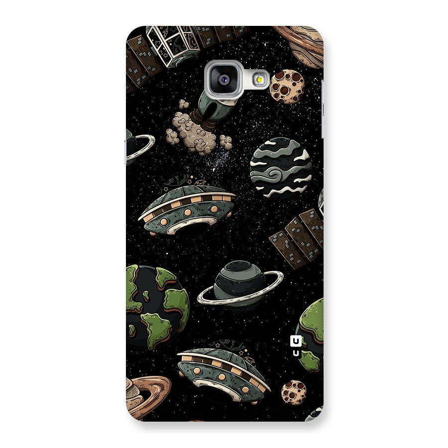 Cosmos Night Sky Anime Pattern Back Case for Galaxy A9