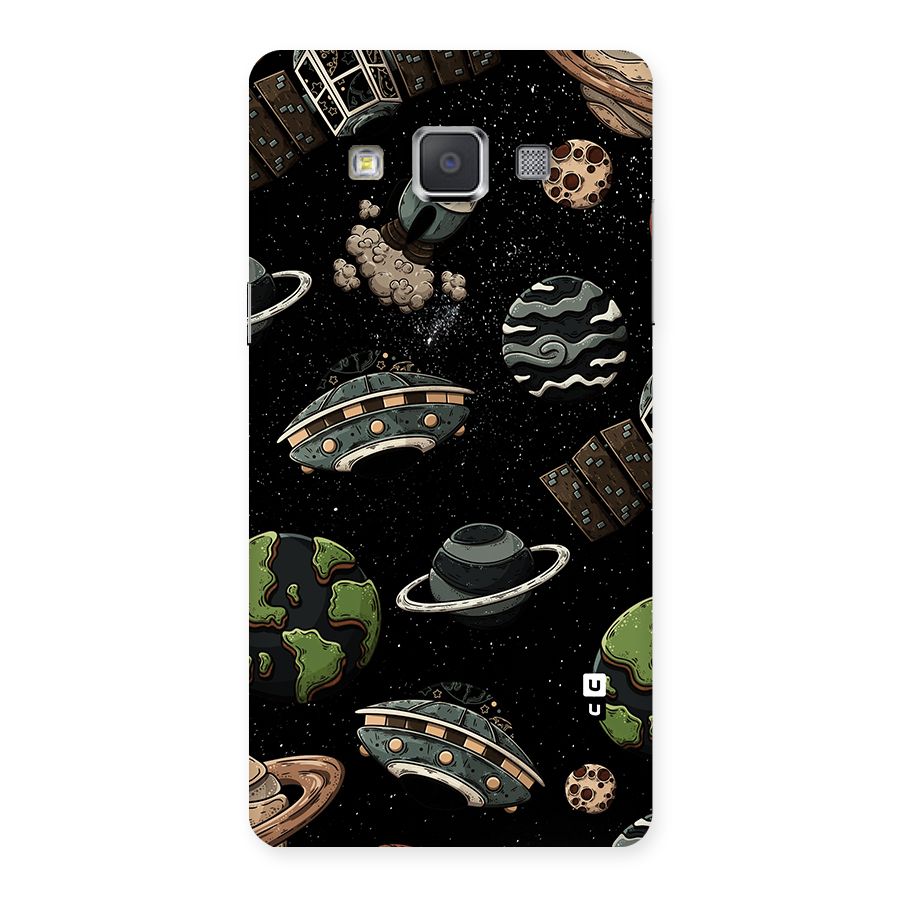Cosmos Night Sky Anime Pattern Back Case for Galaxy Grand Max