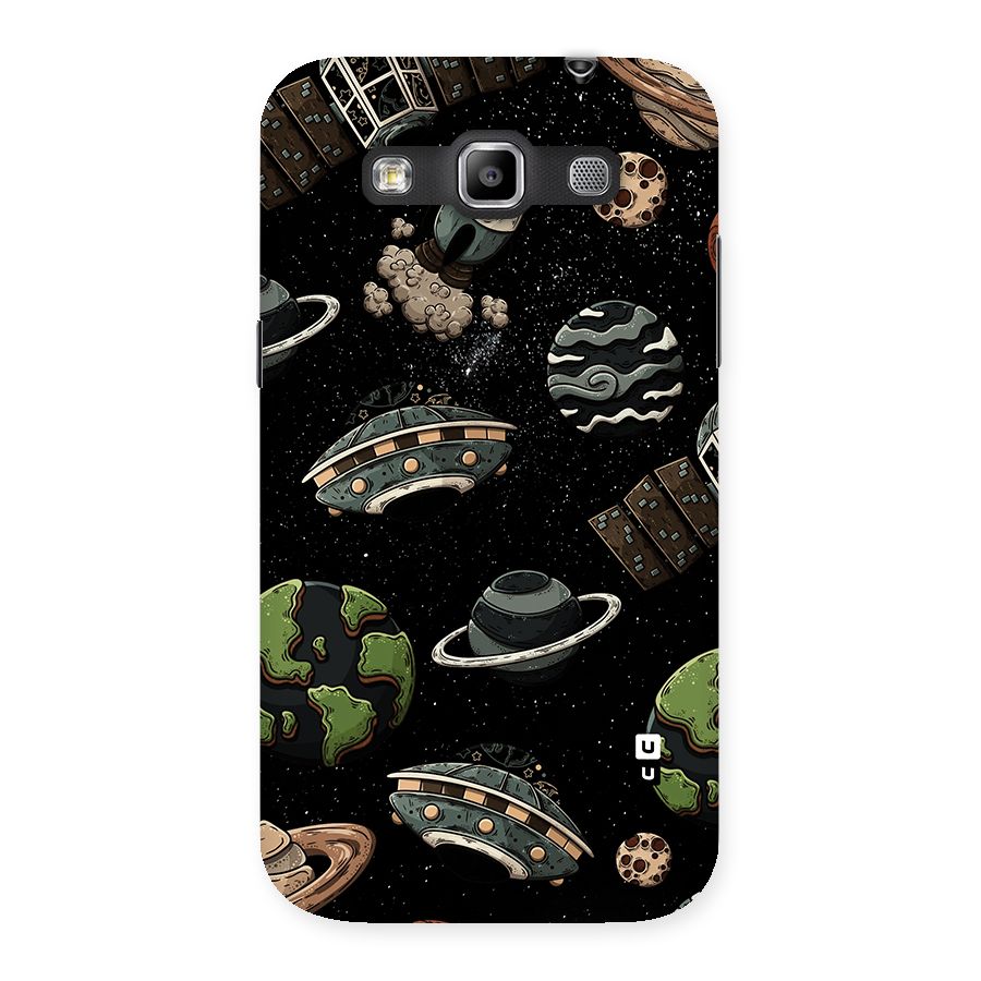 Cosmos Night Sky Anime Pattern Back Case for Galaxy Grand Quattro