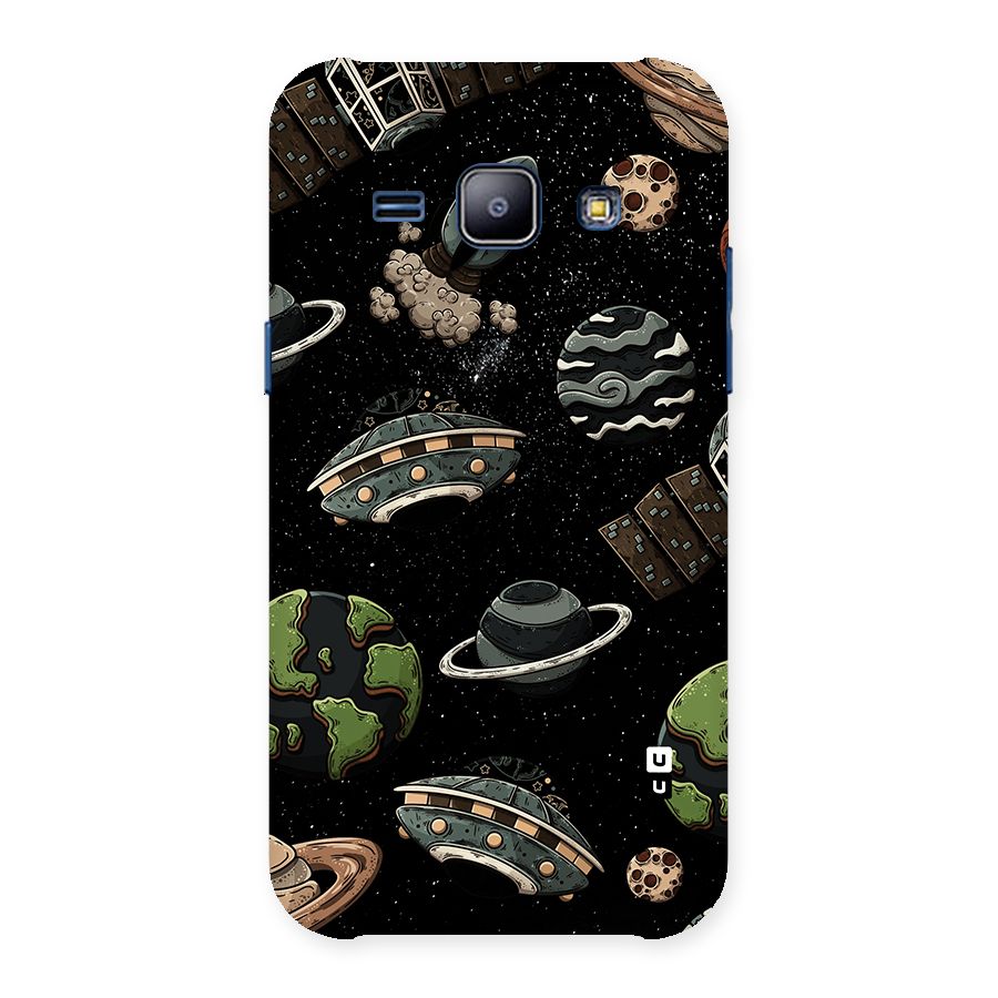 Cosmos Night Sky Anime Pattern Back Case for Galaxy J1