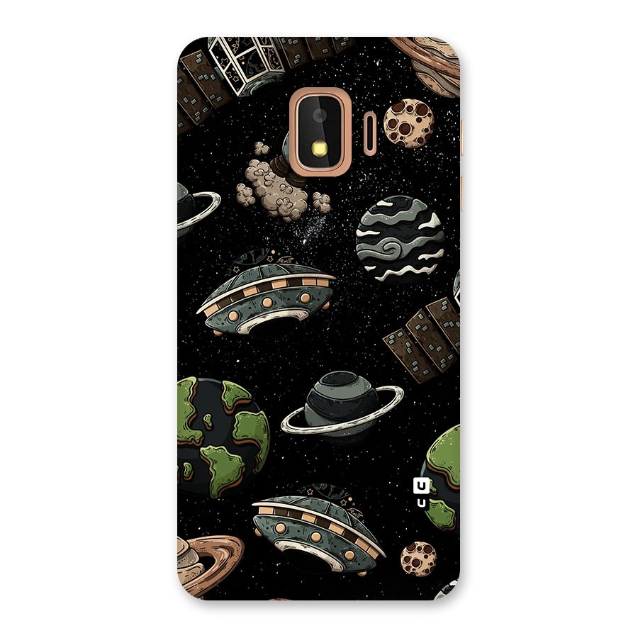 Cosmos Night Sky Anime Pattern Back Case for Galaxy J2 Core