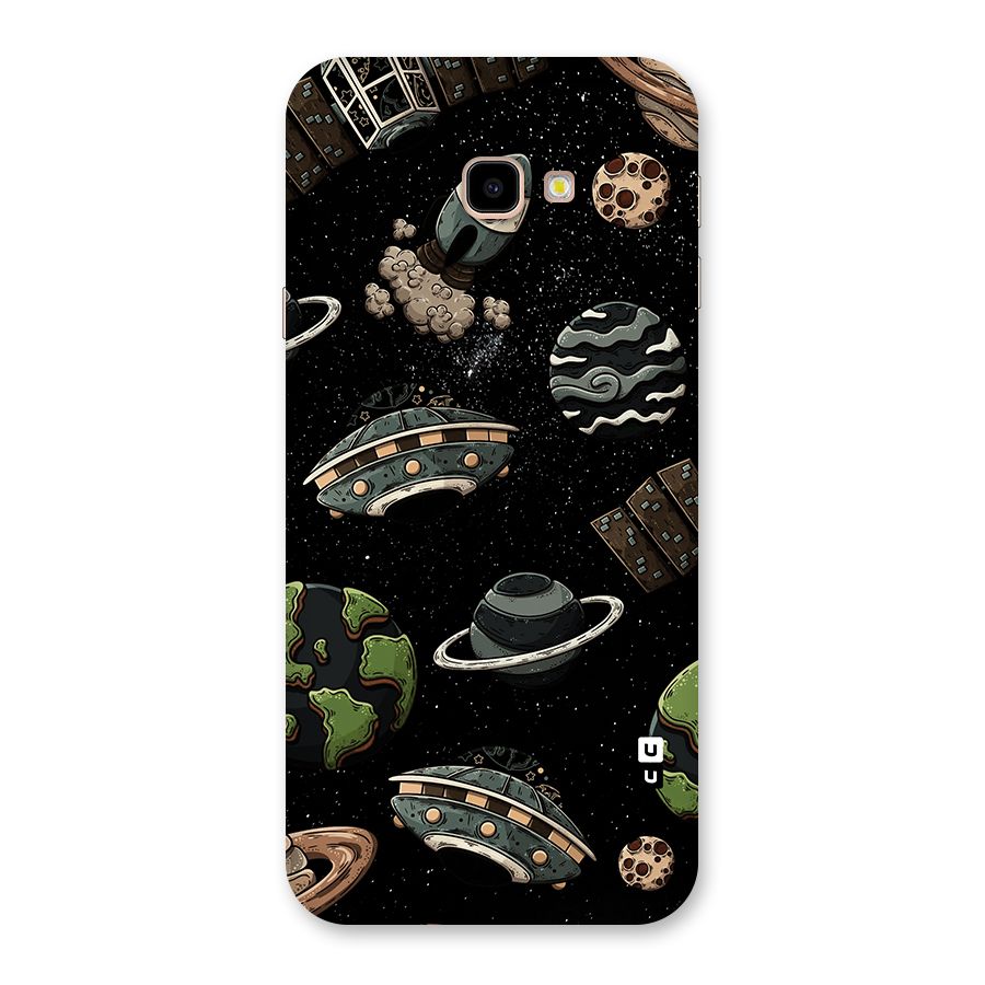 Cosmos Night Sky Anime Pattern Back Case for Galaxy J4 Plus