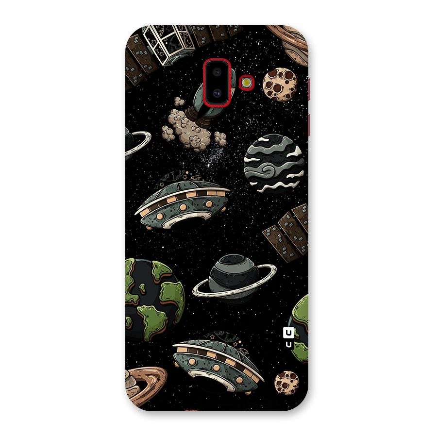 Cosmos Night Sky Anime Pattern Back Case for Galaxy J6 Plus