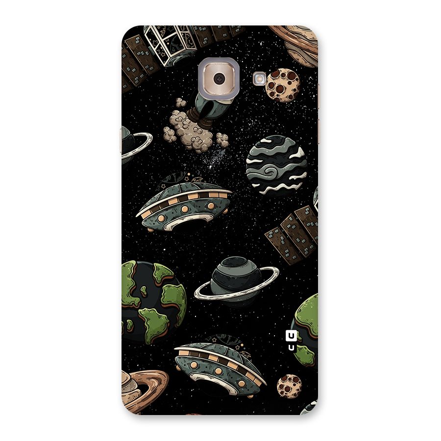 Cosmos Night Sky Anime Pattern Back Case for Galaxy J7 Max