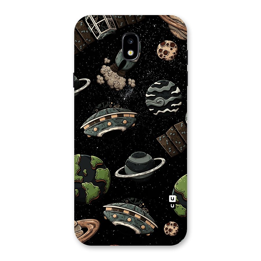 Cosmos Night Sky Anime Pattern Back Case for Galaxy J7 Pro
