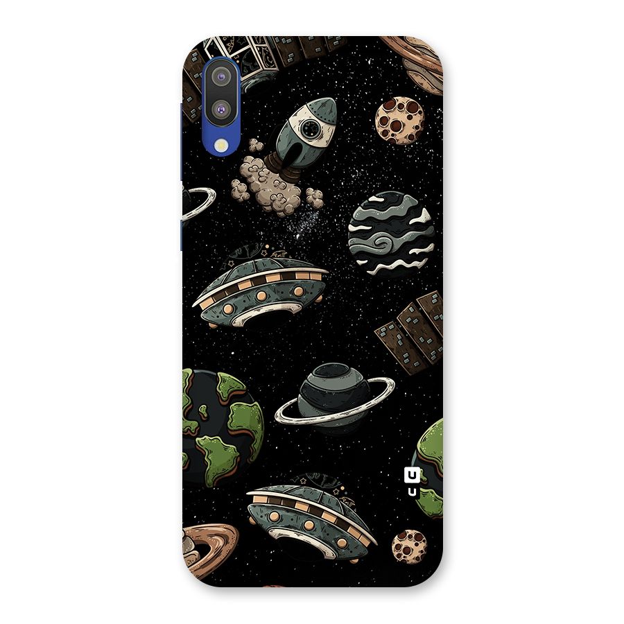 Cosmos Night Sky Anime Pattern Back Case for Galaxy M10