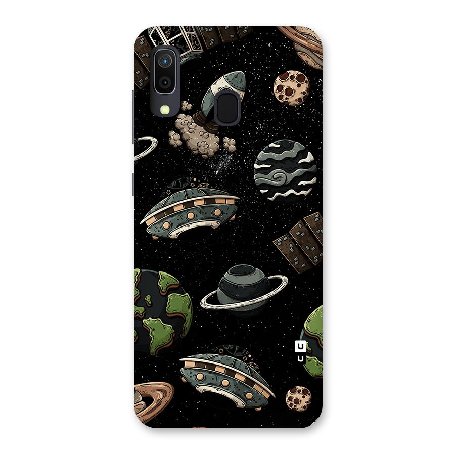 Cosmos Night Sky Anime Pattern Back Case for Galaxy M10s
