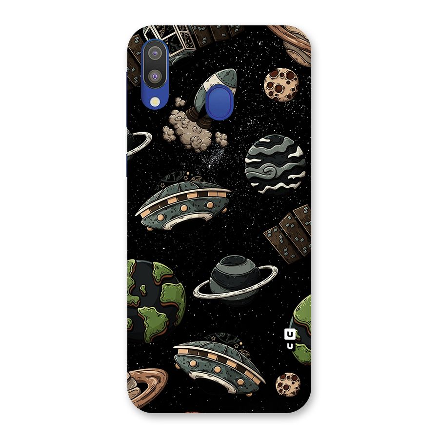 Cosmos Night Sky Anime Pattern Back Case for Galaxy M20