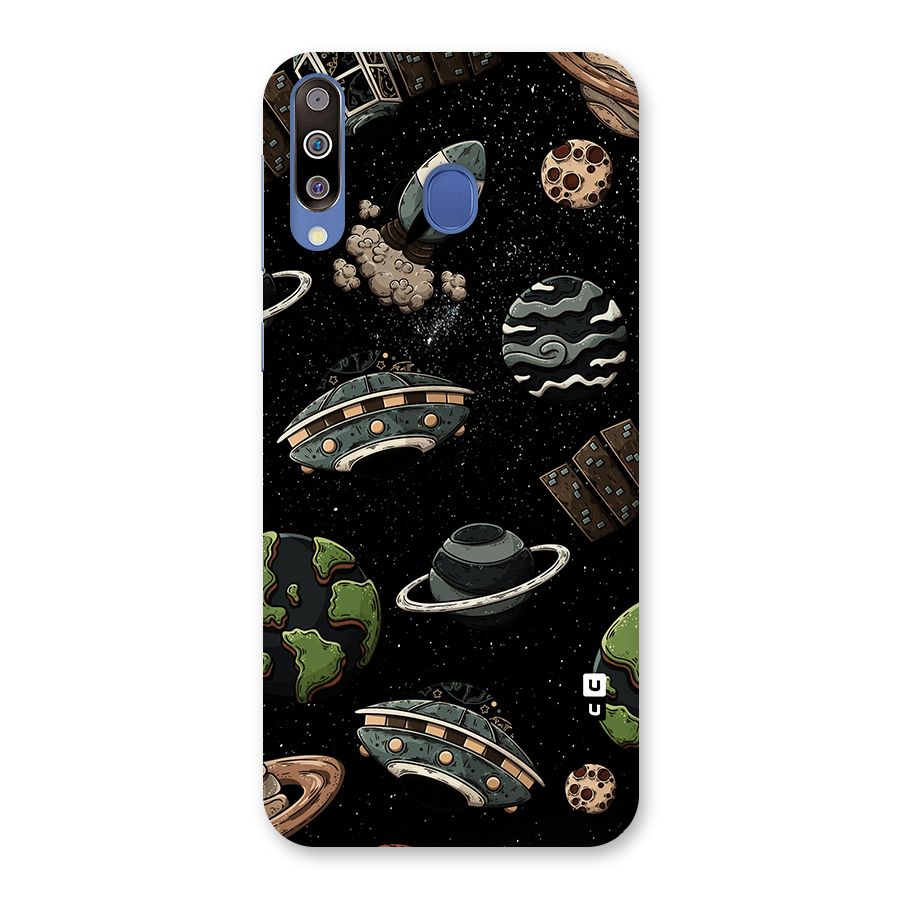 Cosmos Night Sky Anime Pattern Back Case for Galaxy M30