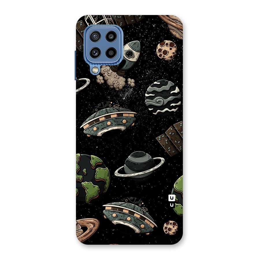 Cosmos Night Sky Anime Pattern Back Case for Galaxy M32