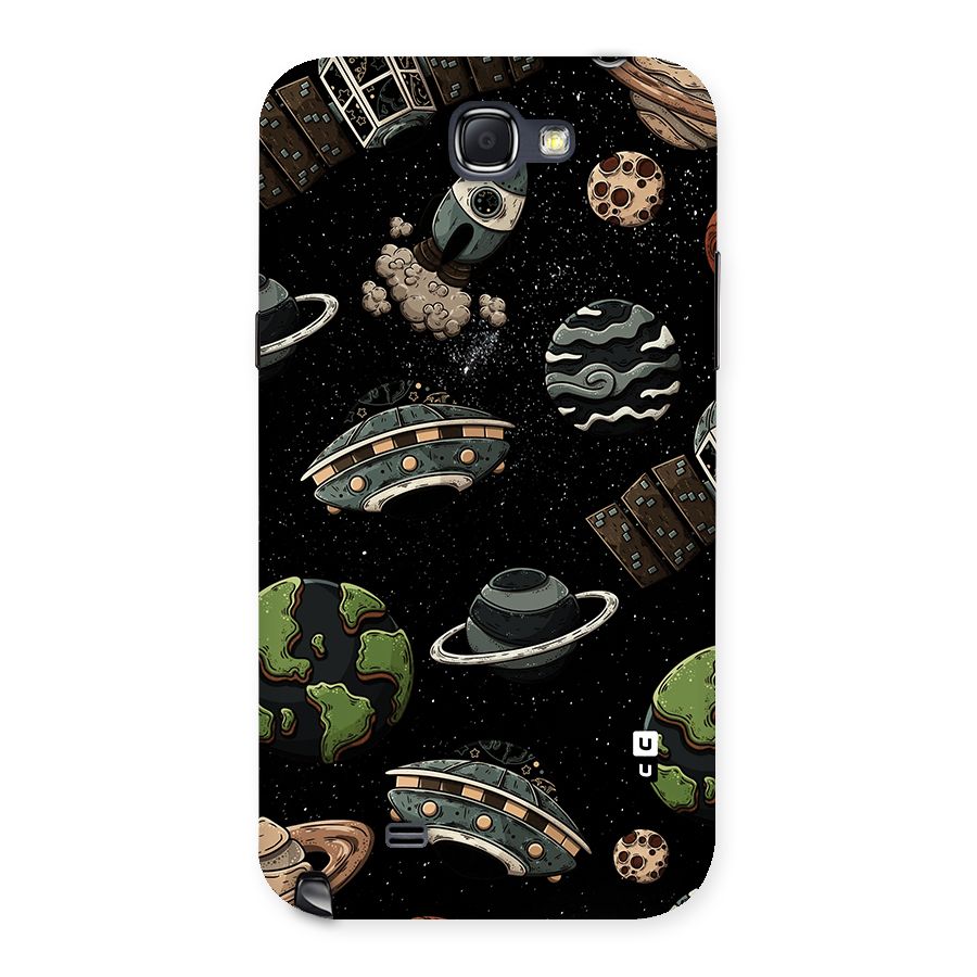 Cosmos Night Sky Anime Pattern Back Case for Galaxy Note 2