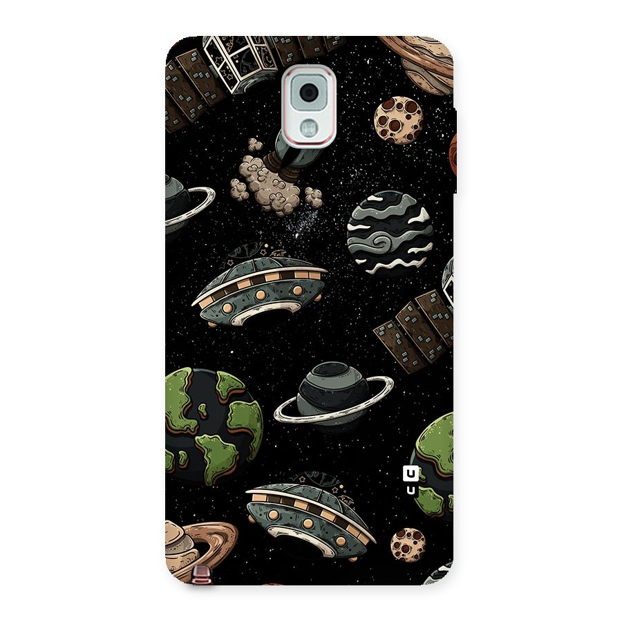 Cosmos Night Sky Anime Pattern Back Case for Galaxy Note 3