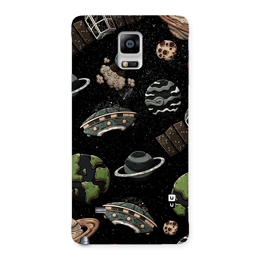 Cosmos Night Sky Anime Pattern Back Case for Galaxy Note 4