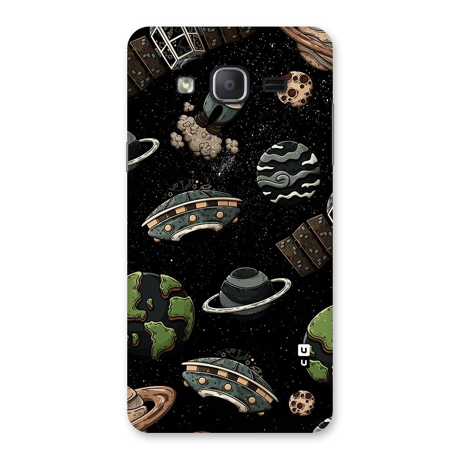 Cosmos Night Sky Anime Pattern Back Case for Galaxy On7 2015