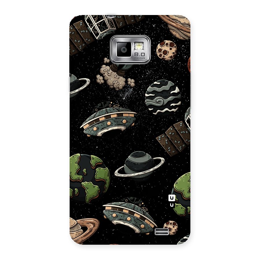 Cosmos Night Sky Anime Pattern Back Case for Galaxy S2