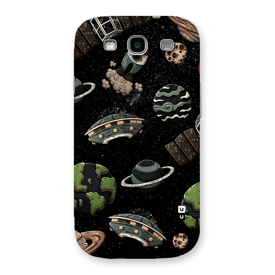 Cosmos Night Sky Anime Pattern Back Case for Galaxy S3