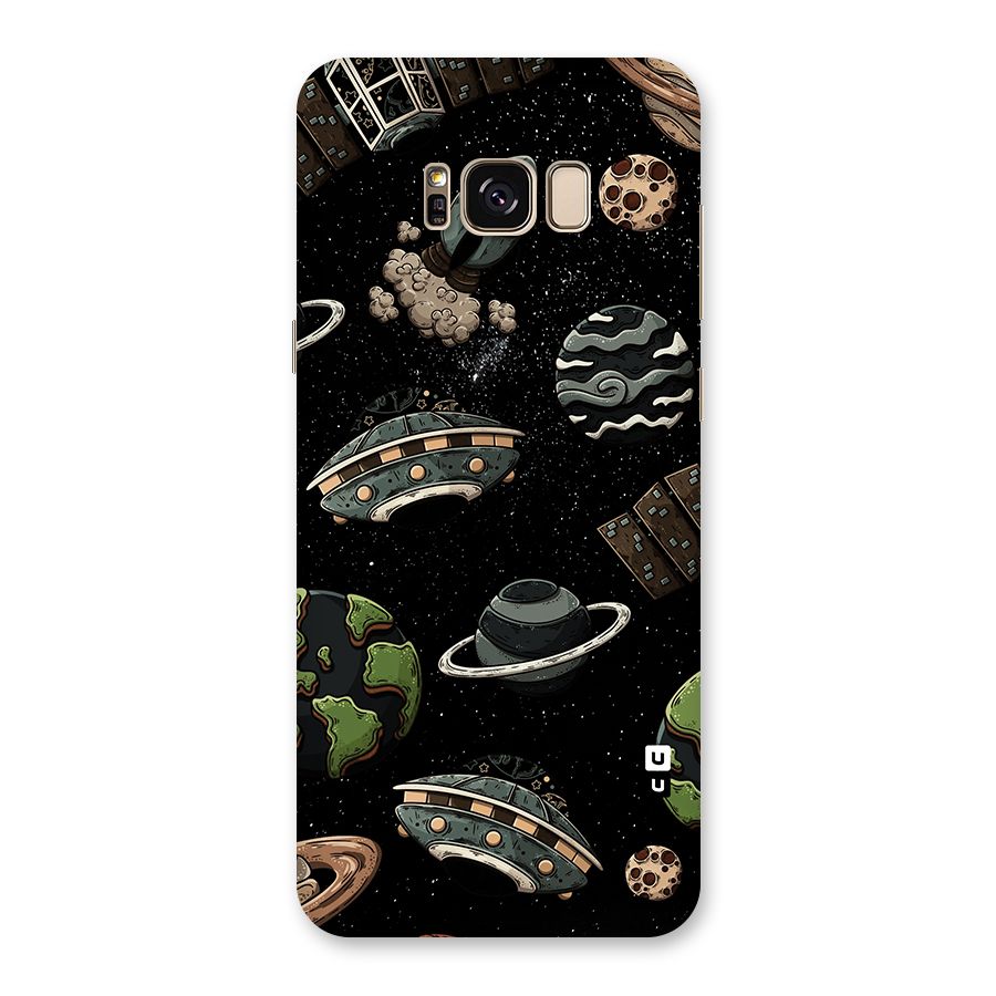 Cosmos Night Sky Anime Pattern Back Case for Galaxy S8 Plus