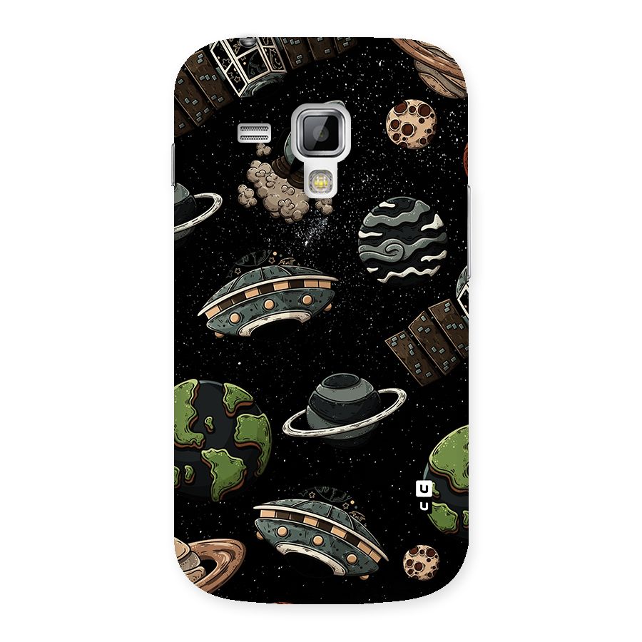 Cosmos Night Sky Anime Pattern Back Case for Galaxy S Duos