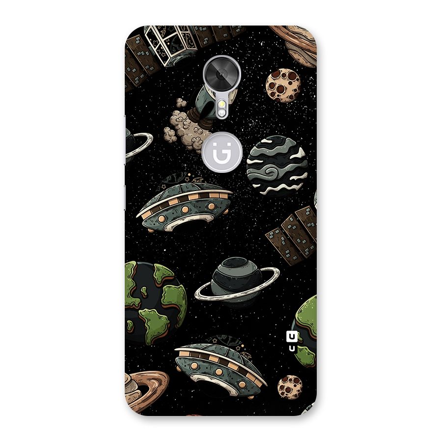 Cosmos Night Sky Anime Pattern Back Case for Gionee A1