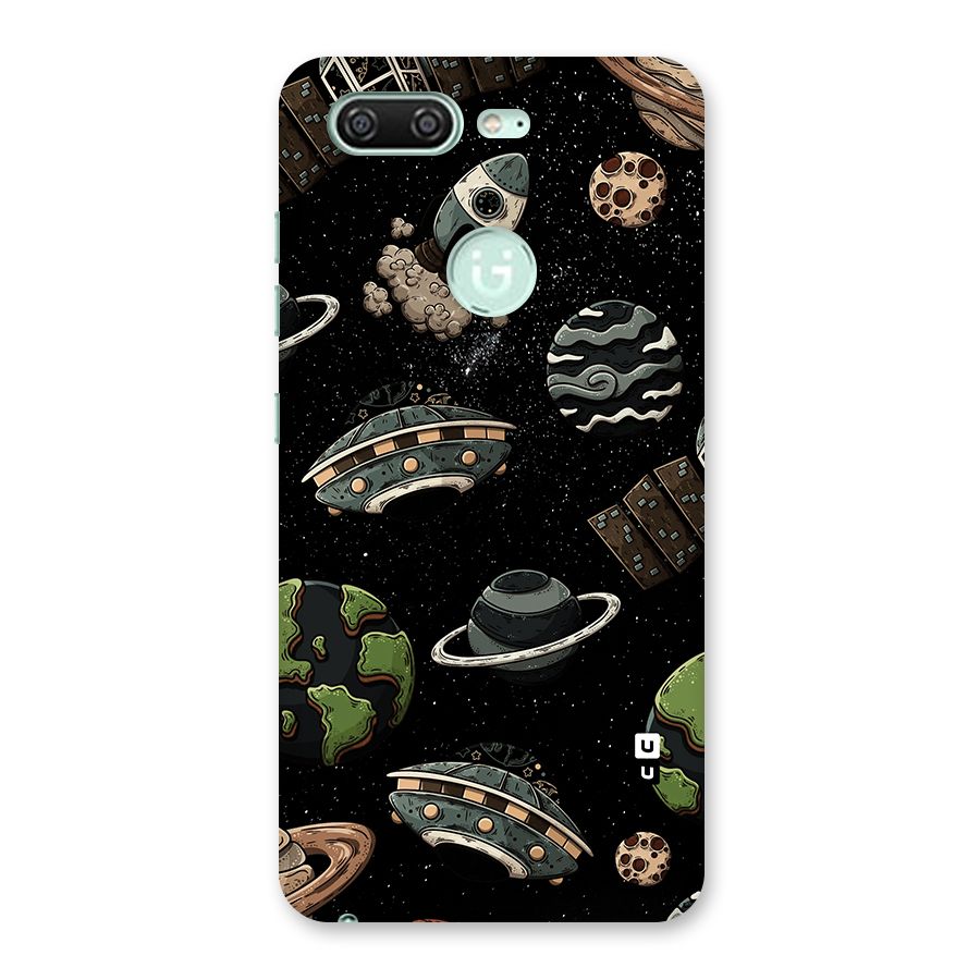 Cosmos Night Sky Anime Pattern Back Case for Gionee S10