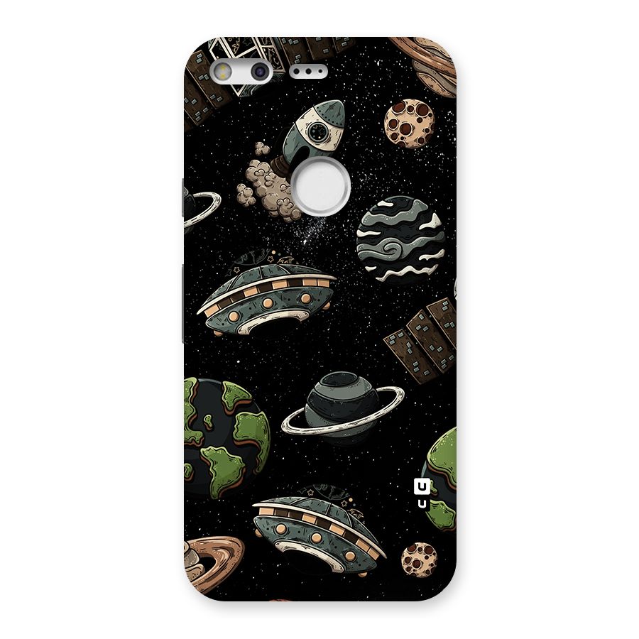 Cosmos Night Sky Anime Pattern Back Case for Google Pixel