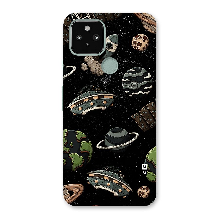 Cosmos Night Sky Anime Pattern Back Case for Google Pixel 5