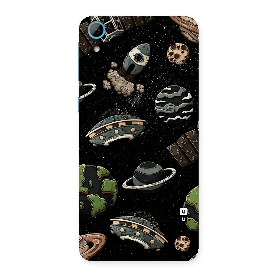 Cosmos Night Sky Anime Pattern Back Case for HTC Desire 826