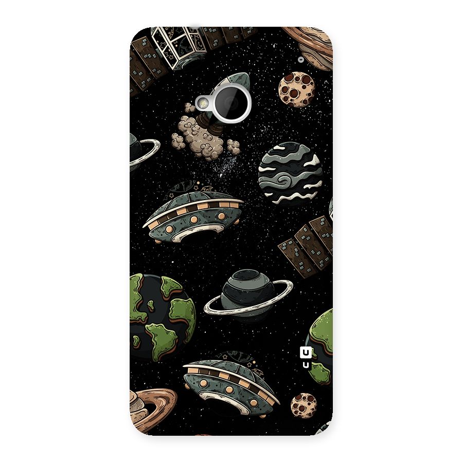 Cosmos Night Sky Anime Pattern Back Case for HTC One M7