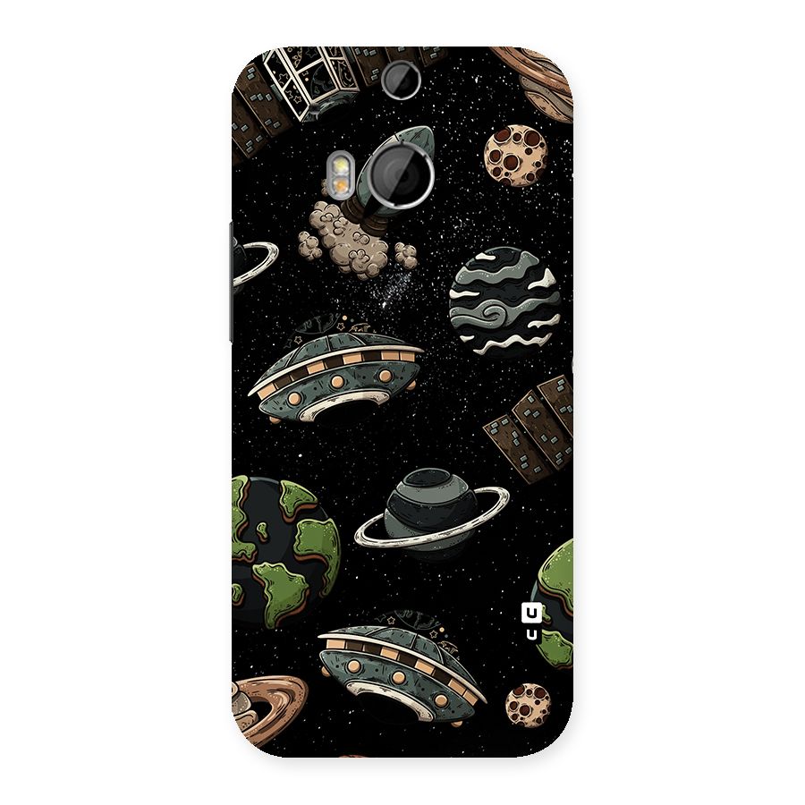 Cosmos Night Sky Anime Pattern Back Case for HTC One M8